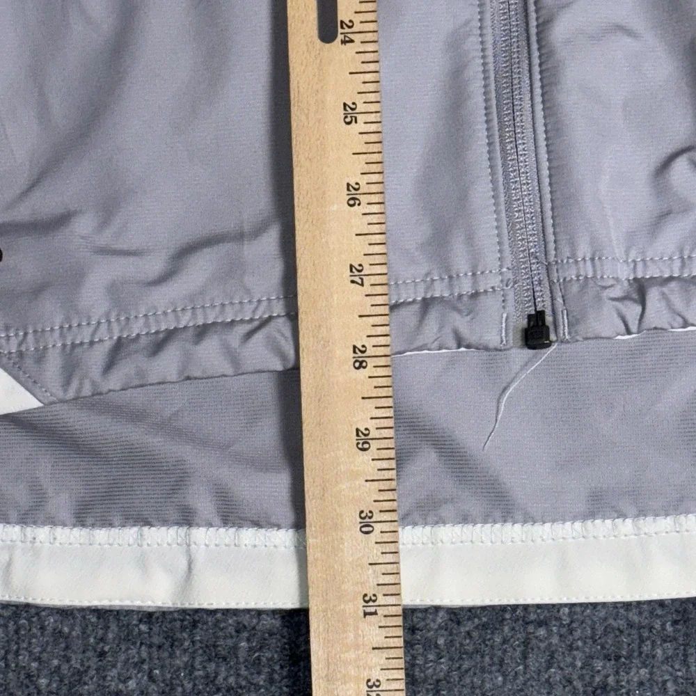 The North Face Flight Series Mens XL Gray Cream Full Zip Running Jacket AW1K